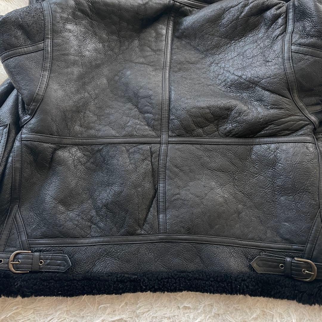 ヒロさん　B-3 羊革　ムートン　ジャケット　レザー　韓国製