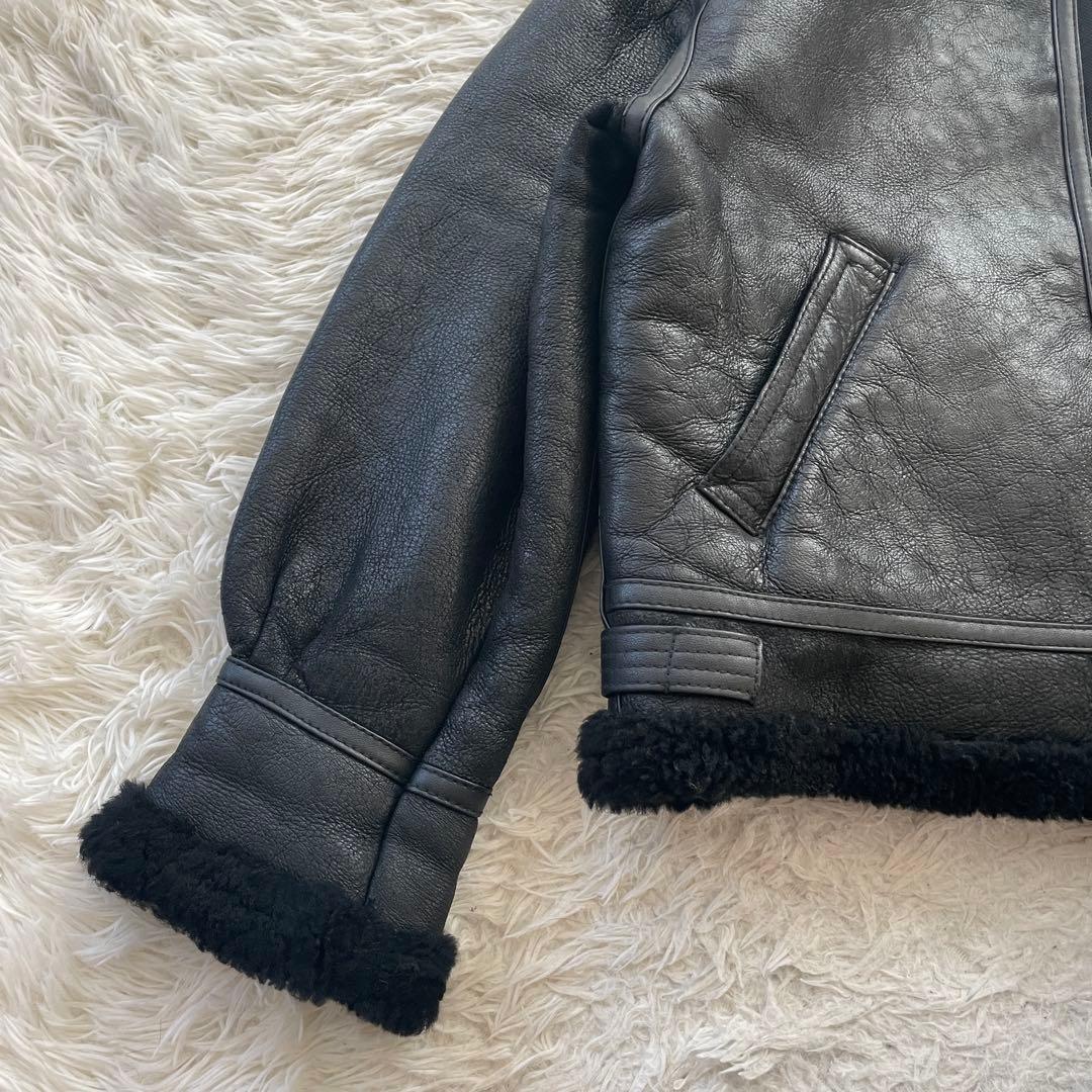 ヒロさん　B-3 羊革　ムートン　ジャケット　レザー　韓国製