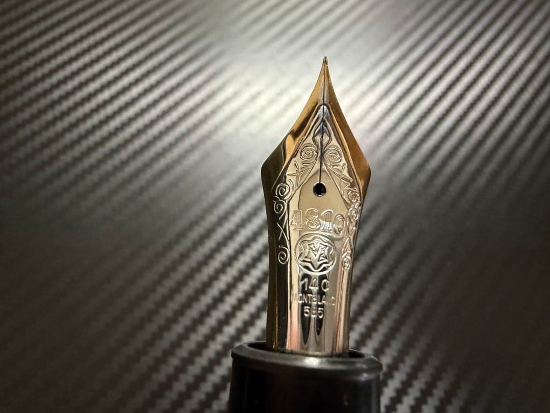 モンブラン マイスターシュテュック 149 14C 中白 EF 極細字 万年筆