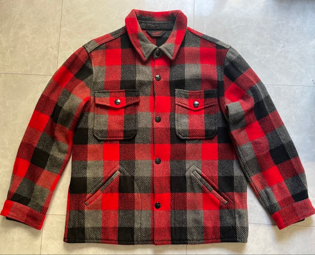 美品　tenderloin バッファロー ブロックチェック　ジャケット M