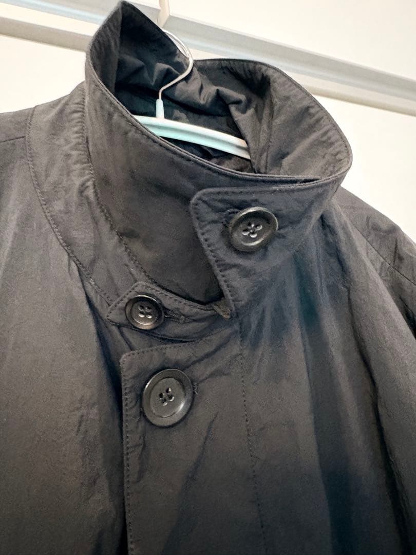 EMPORIO ARMANI 中綿入り 黒 ロングコート Ｌ