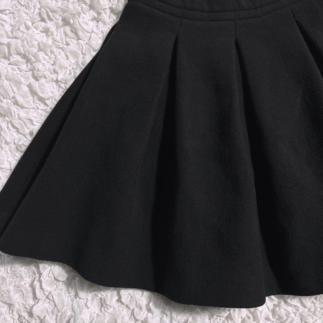 MIUMIU ミュウミュウ ボリューム フレアスカート ヴァージンウール Y2K