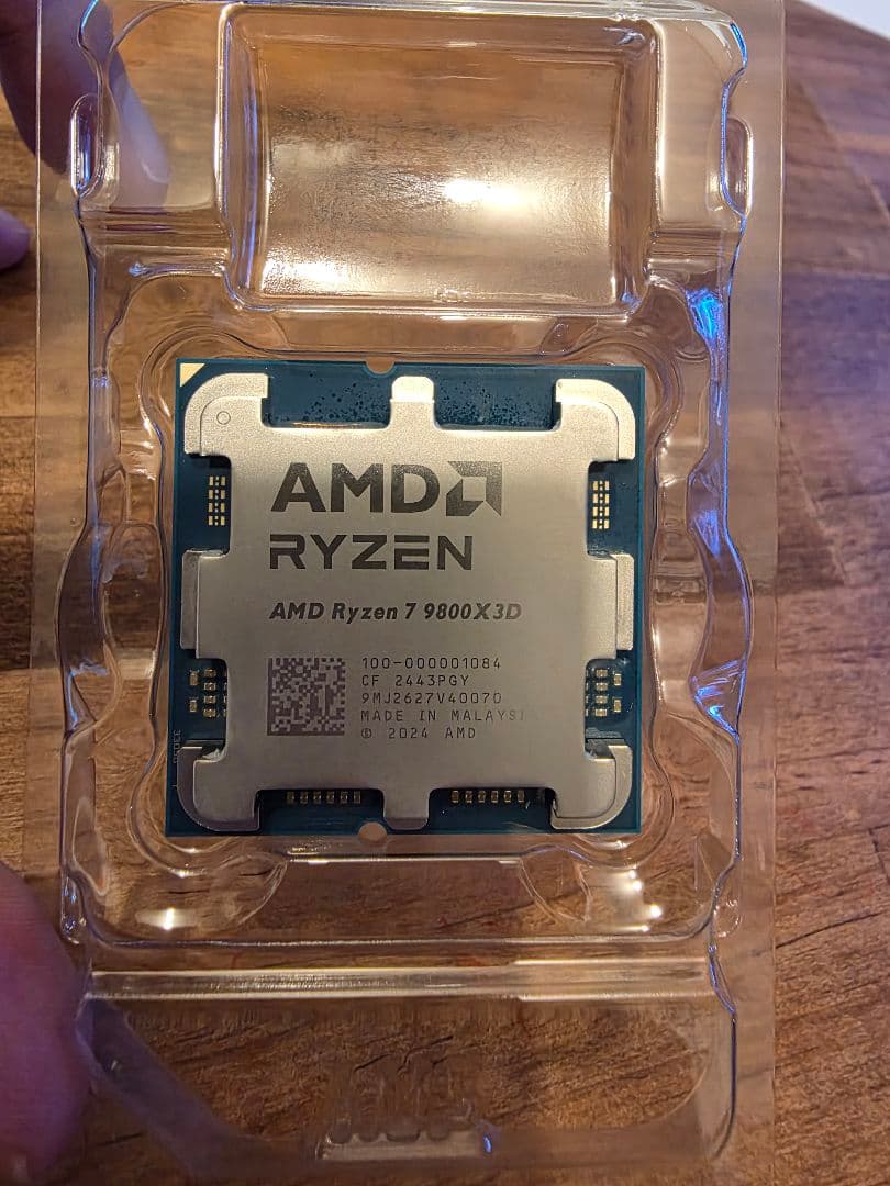 Ryzen 7 9800X3D AMD 動作品 納品書付