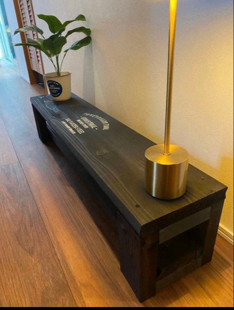 テレビボード　下棚付き　ベンチ　飾り棚