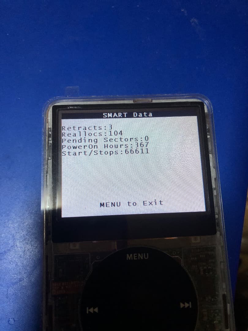 iPod classic 5世代改 160GB 電池新品 スケルトン