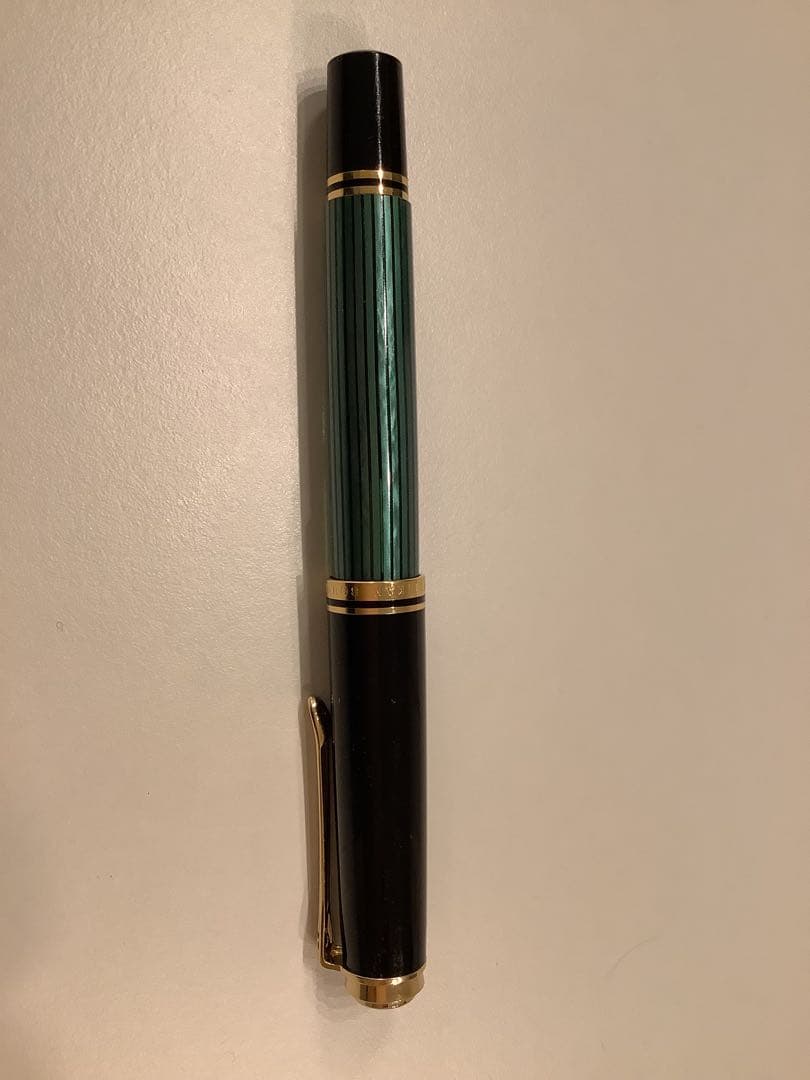 Pelikan ペリカン スーベレーンM600 万年筆緑縞 EF