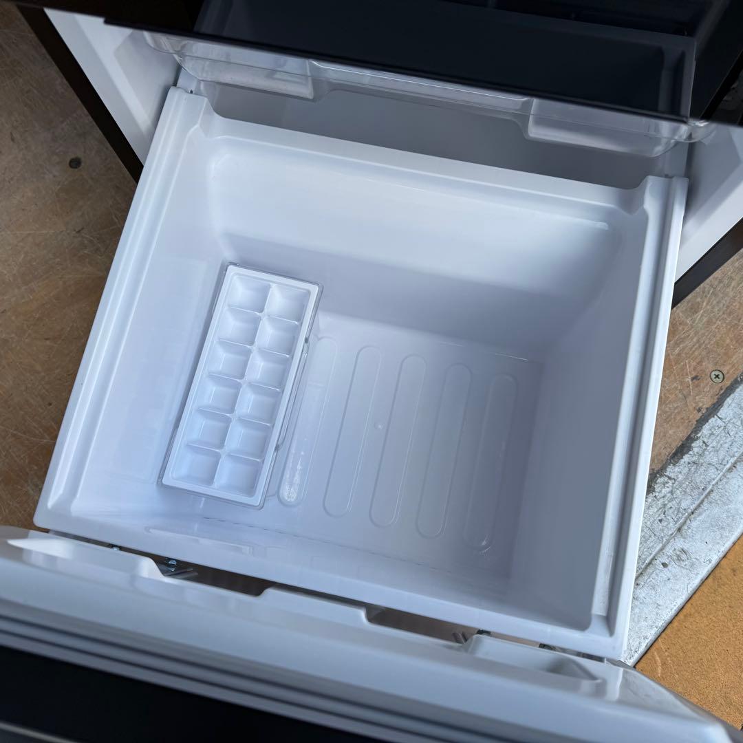 C7213★2021年製美品★シャープ冷蔵庫ガラス黒ブラック　右、左開き　洗濯機