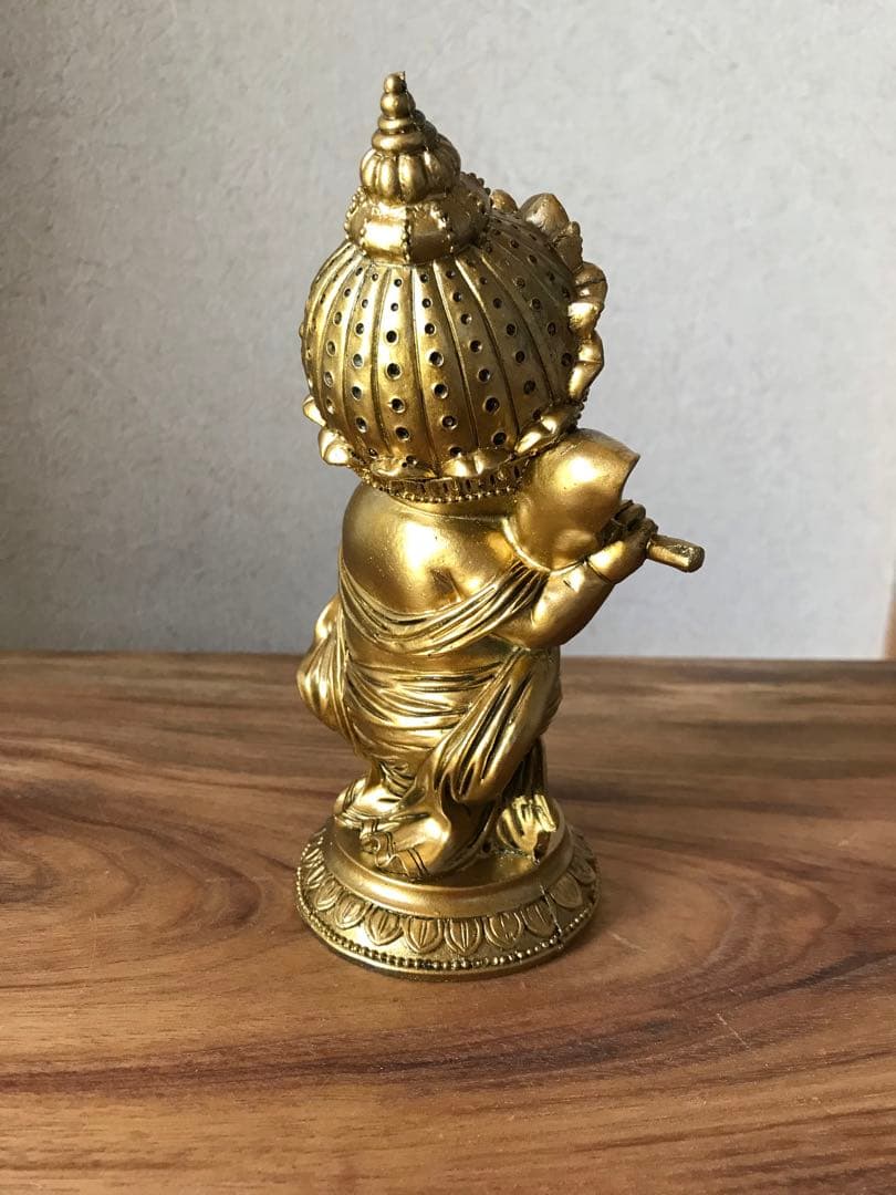 Pacific Giftware ゴールド　 フルート ガネーシュ