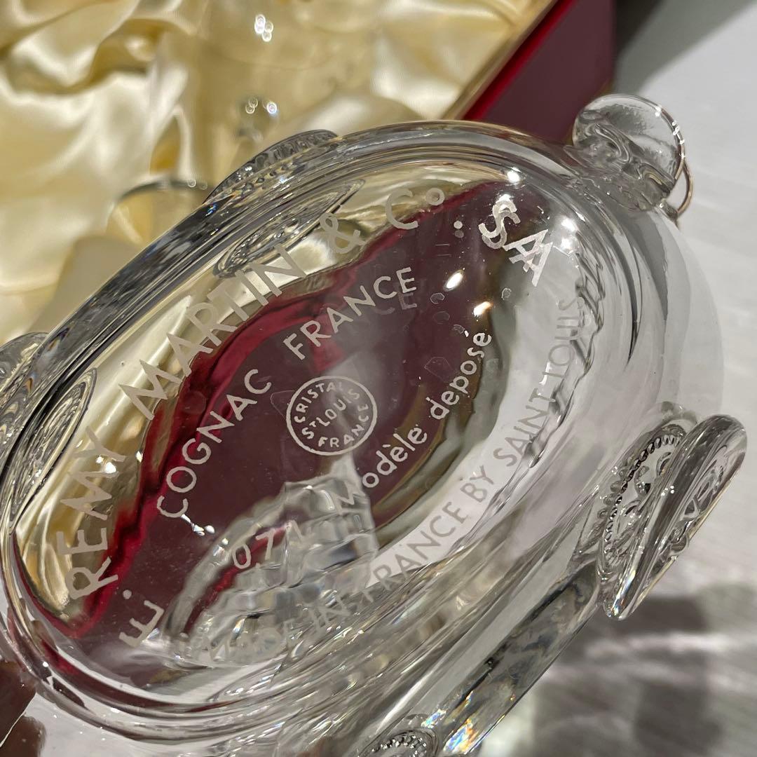 ⑤ Baccarat レミーマルタン ルイ13世 グラス　空瓶 バカラ　箱入り
