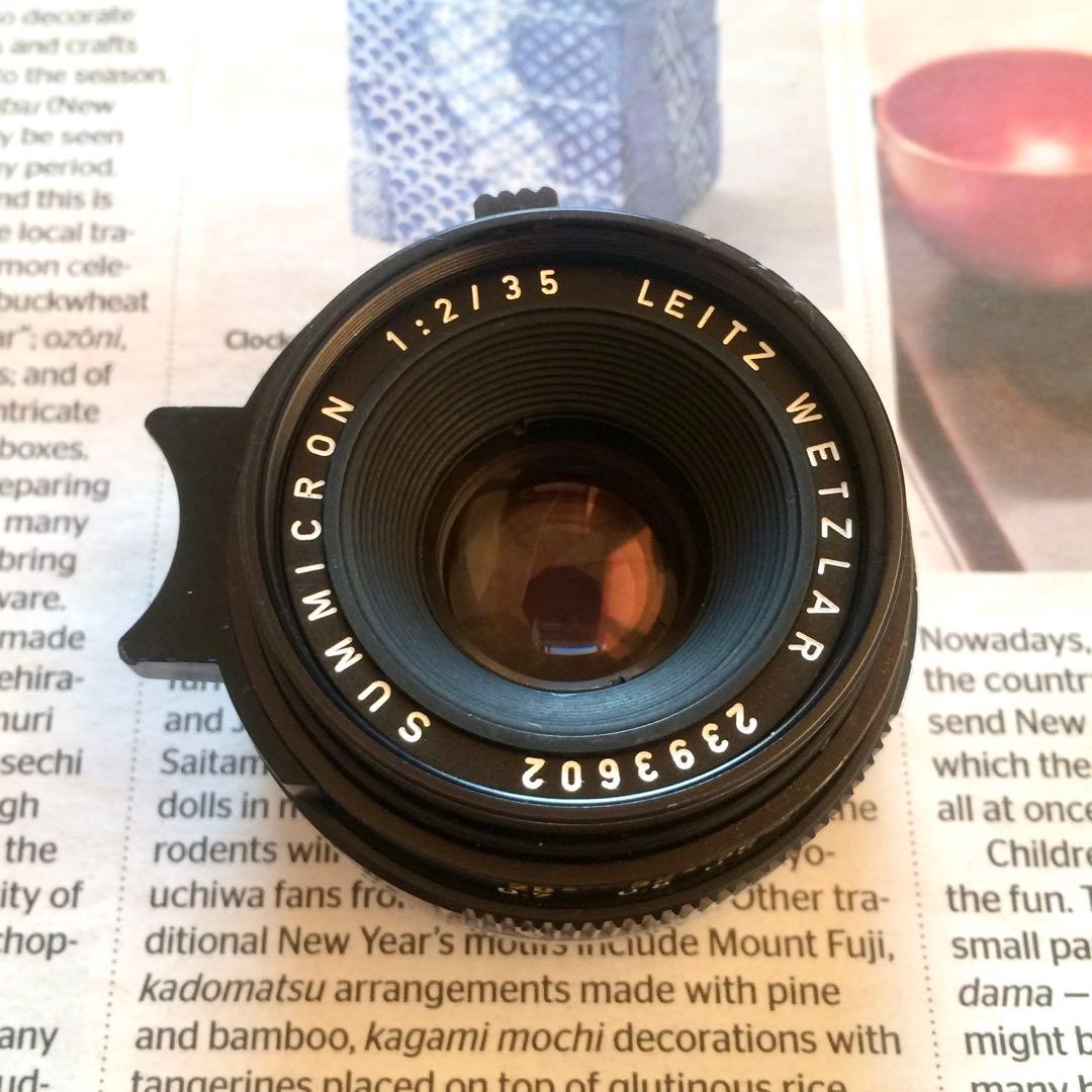 ライカ ズミクロン 35mm f/2 レンジファインダー用レンズ