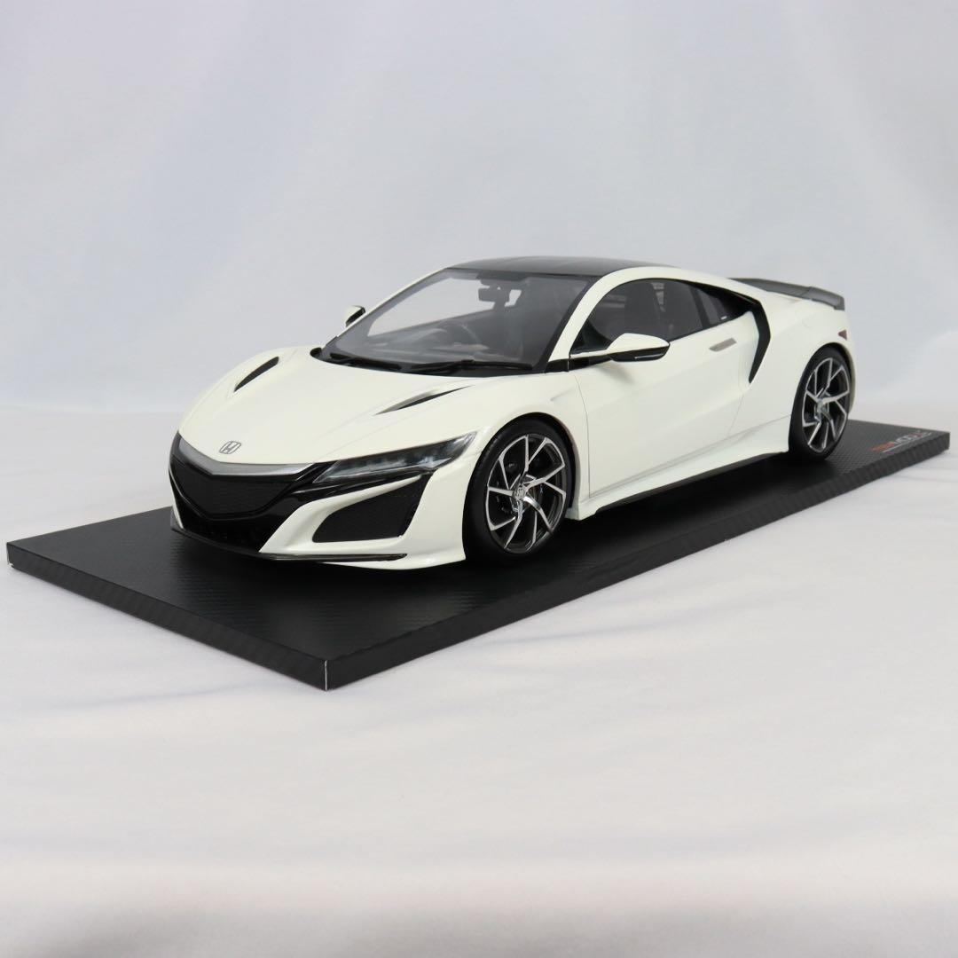 1/12 ホンダ NSX 2017 ホワイト カーボンファイバー パッケージ