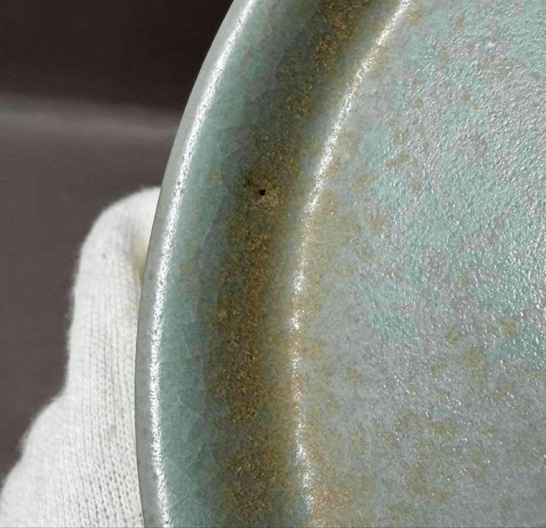 中国 輪花形平洗筆(皿)　f2251102