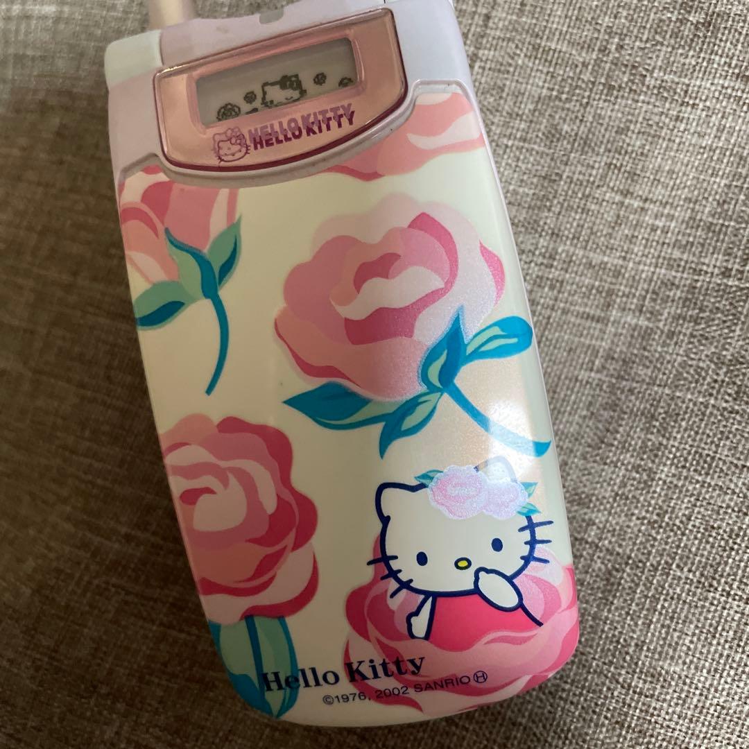 平成レトロ　ハローキティ ガラケー　店頭模型　値段交渉コメ欄から
