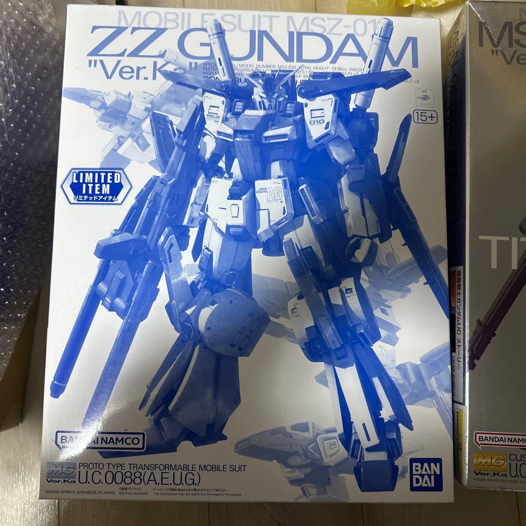 MG シナンジュ \"Ver.Ka\" チタニウムフィニッシュダブルゼータガンダム