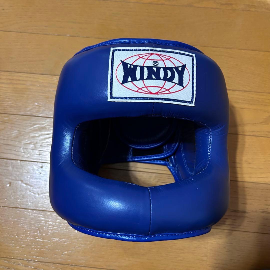 WINDY ヘッドギア M 青