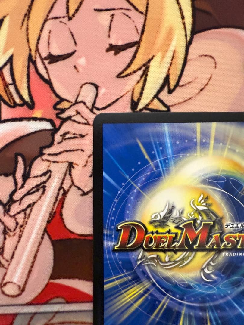 デュエルマスターズ　にじさんじ　 悪魔聖霊ジェミニアス　夜見れな　サイン入りシク