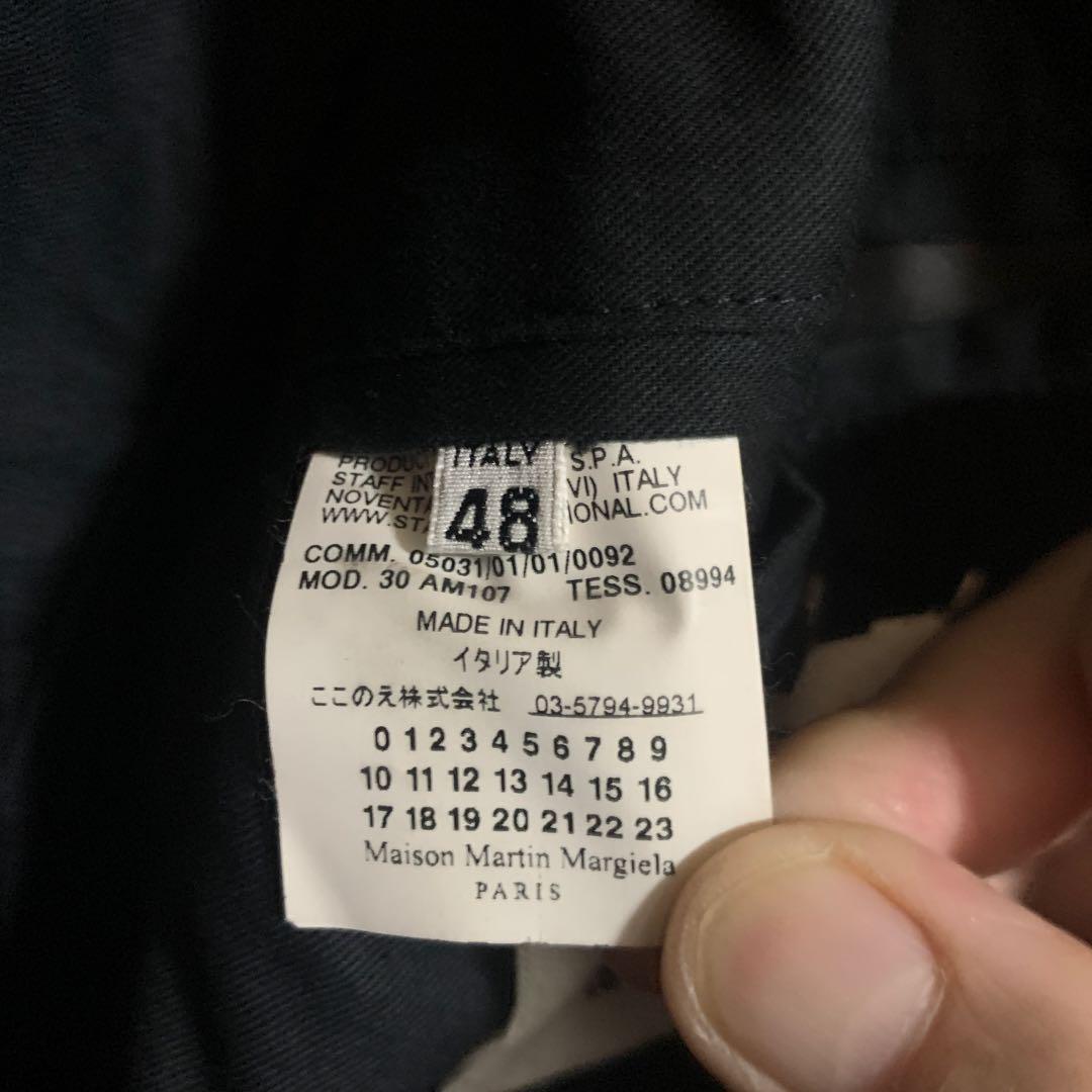 Martin Margiela マルジェラ 八の字ライダース 09AW ブラック