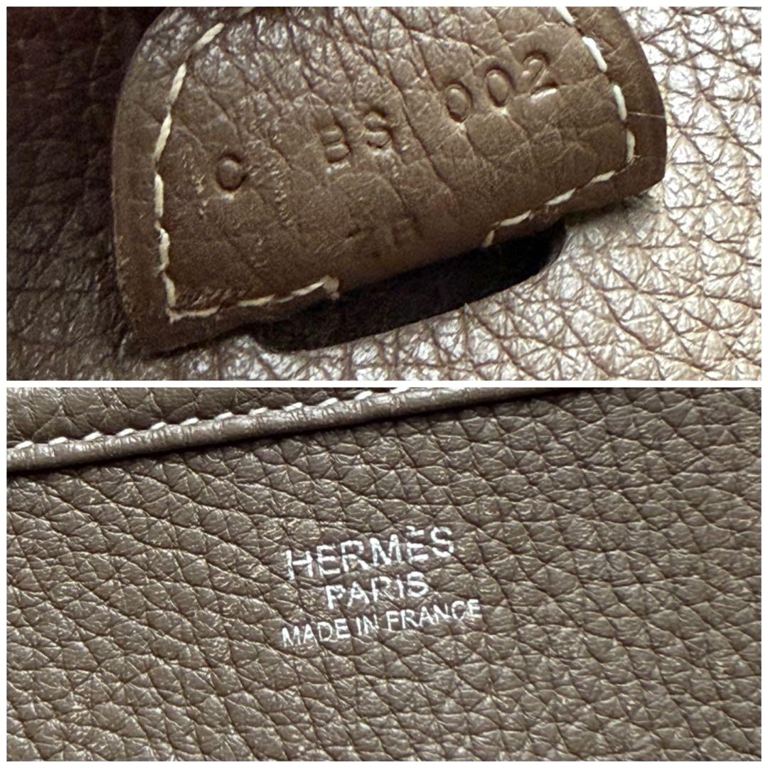 現行モデル HERMES エヴリンⅢ PM エトゥープ ショルダーバッグ C刻印