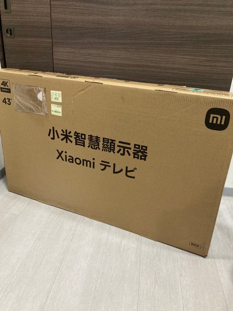 未開封Xiaomi テレビ 43インチ A Pro 4K
