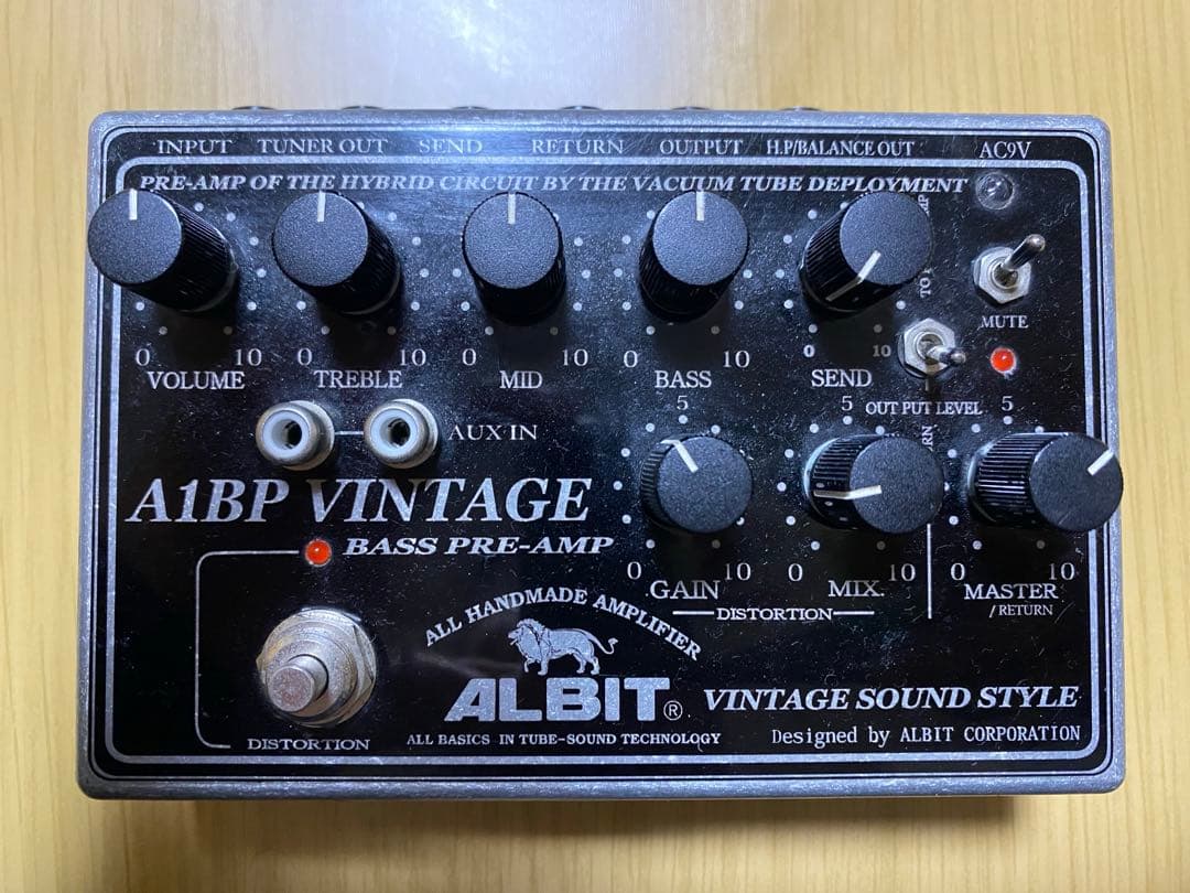 ALBIT A1BP VINTAGE ベースプリアンプ