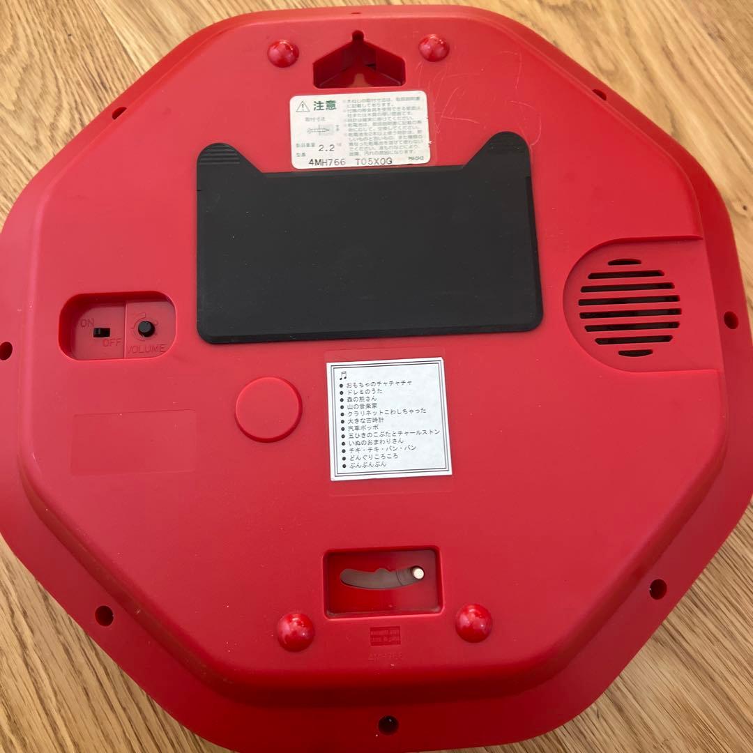 山*田様 【ジャンク】　ハローキティ 八角形掛け時計 音楽鳴ります！