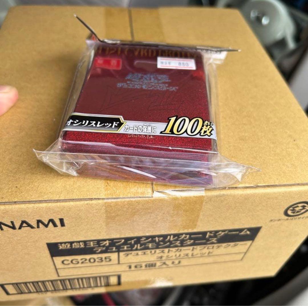 遊戯王　デュエリストカードプロテクター　オシリスレッド　スリーブ　新品未開封