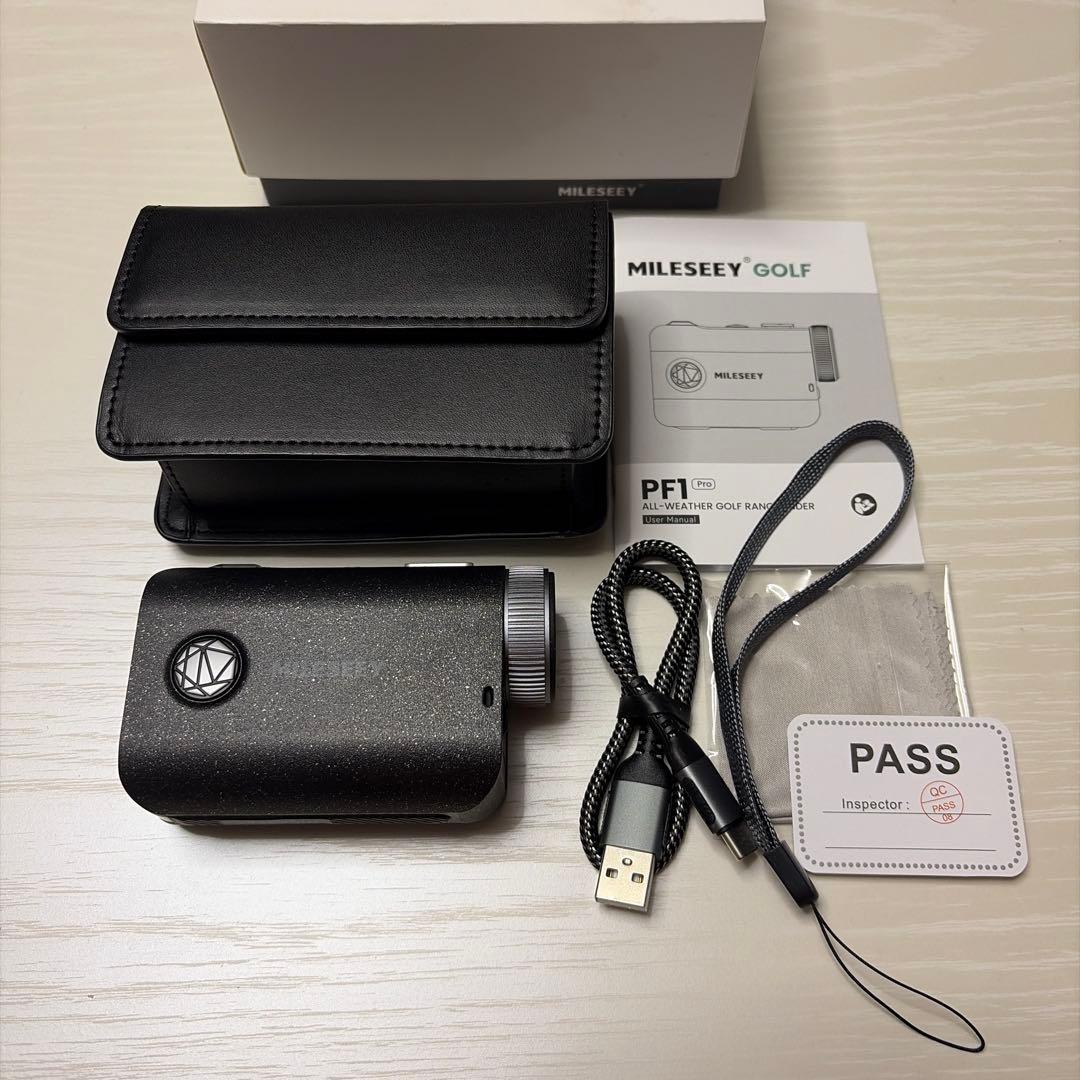 MiLESEEY ゴルフ レーザー距離計 PF1 Pro OLED 赤緑色字