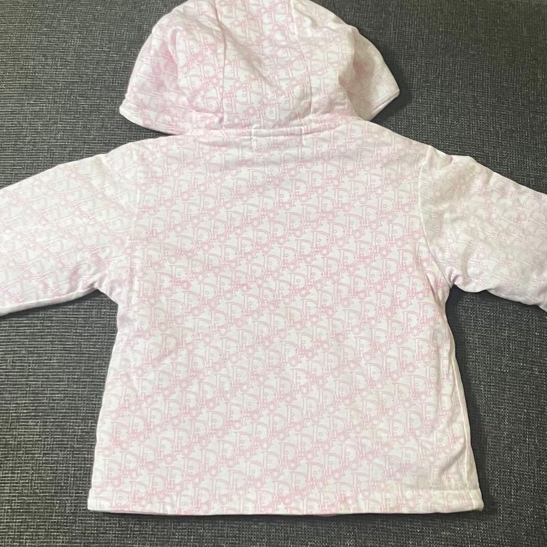 baby Dior ピンク モノグラム 厚手のパーカー