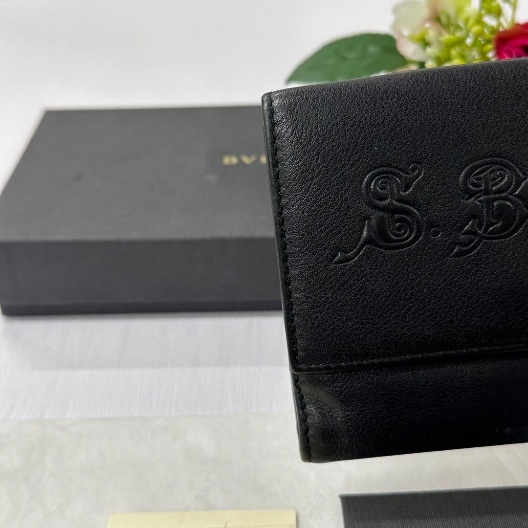 新品同様‼️ ブルガリ　BVLGARI 財布　二つ折り　折り財布　ソティリオ