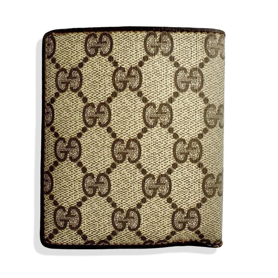 激レア　オールドグッチ　 Gucci 　財布　総柄　2つ折ミニ財布　小銭入れ有
