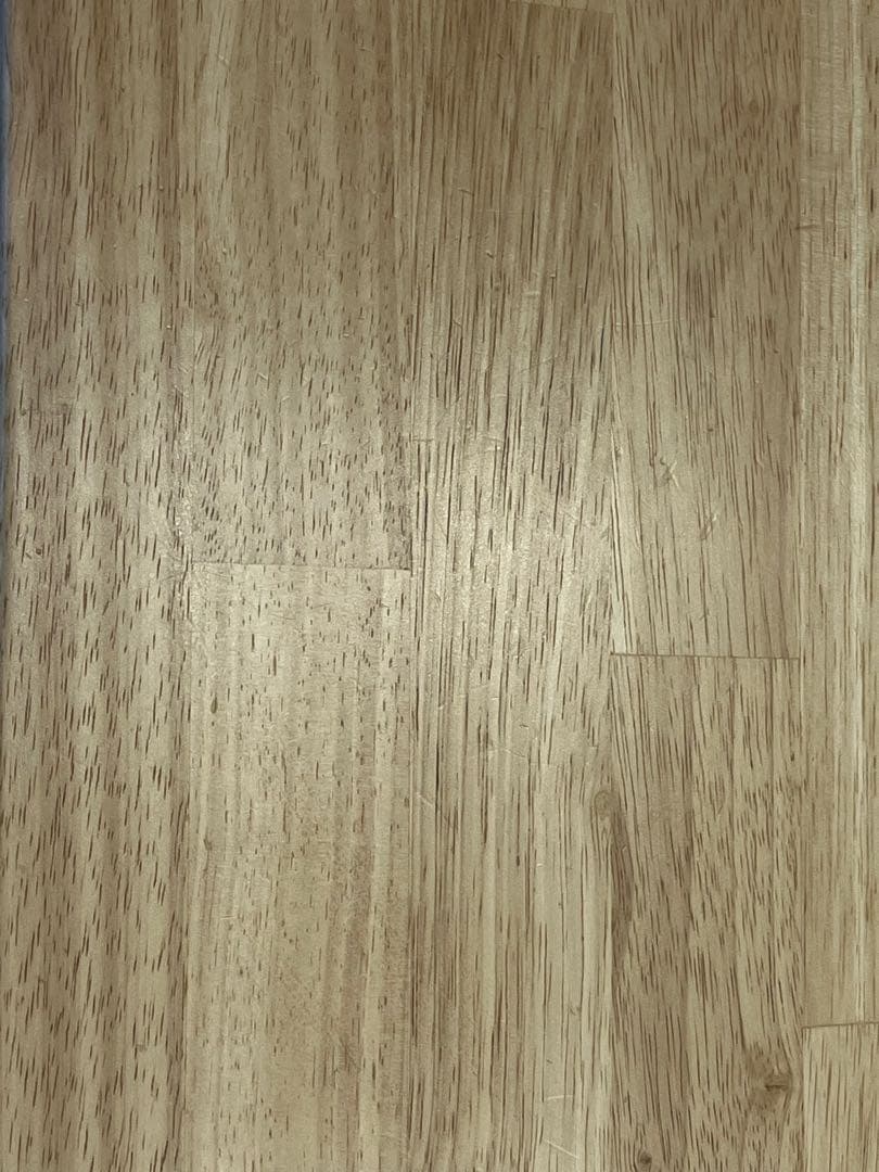 KANADEMONO デスク　ラバーウッド　ナチュラル　サンドベージュ脚