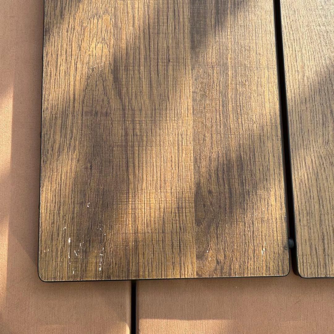 モンベル マルチフォールディングテーブル ワイド キャンプ　テーブル　ウッド