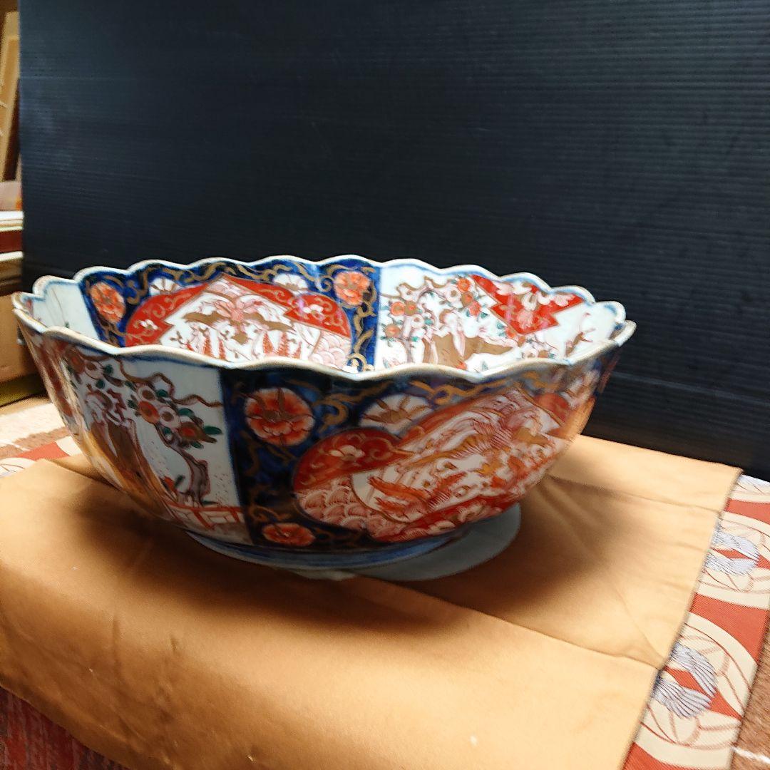 古伊万里、色絵、菓子器