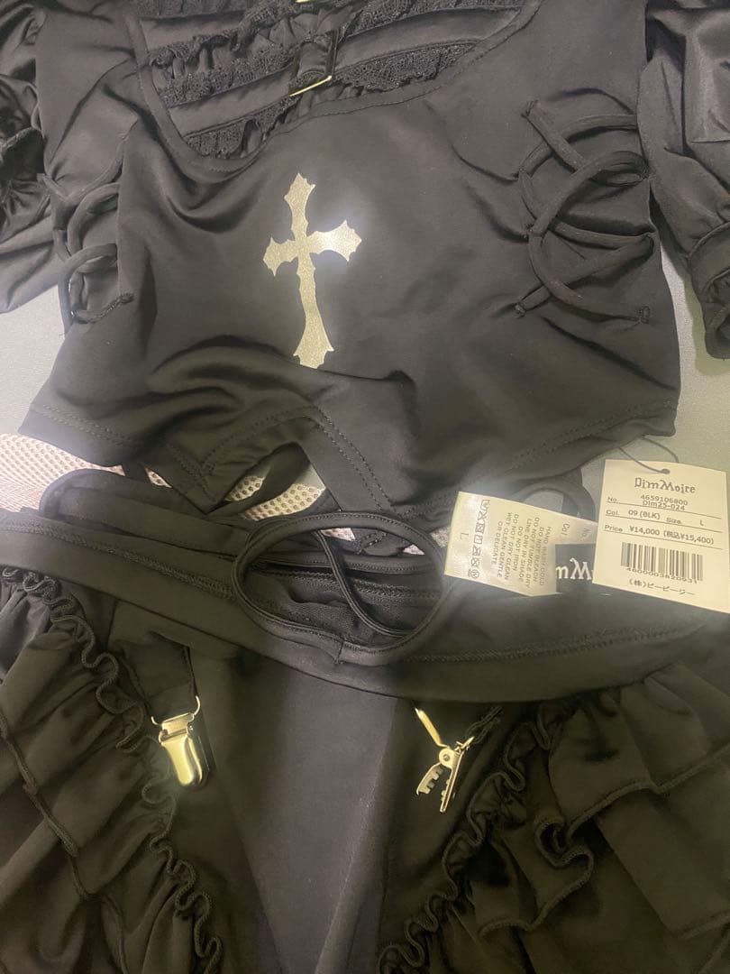 ︎ ✧さん専用！DimMoire ブラック フリル水着 Lサイズ