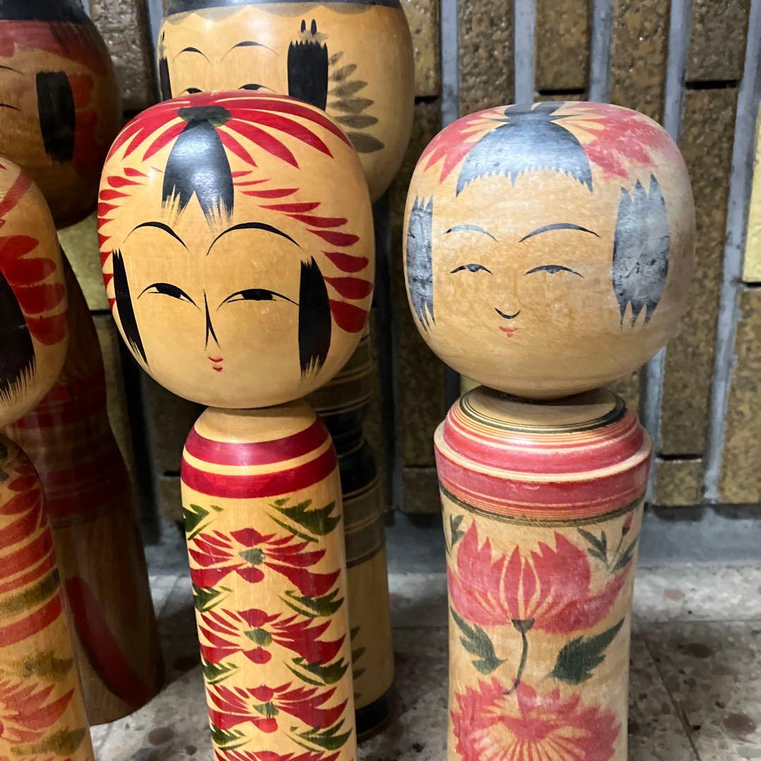 D-3 伝統こけし 16点まとめ売り 大量コレクション 郷土玩具 アンティーク