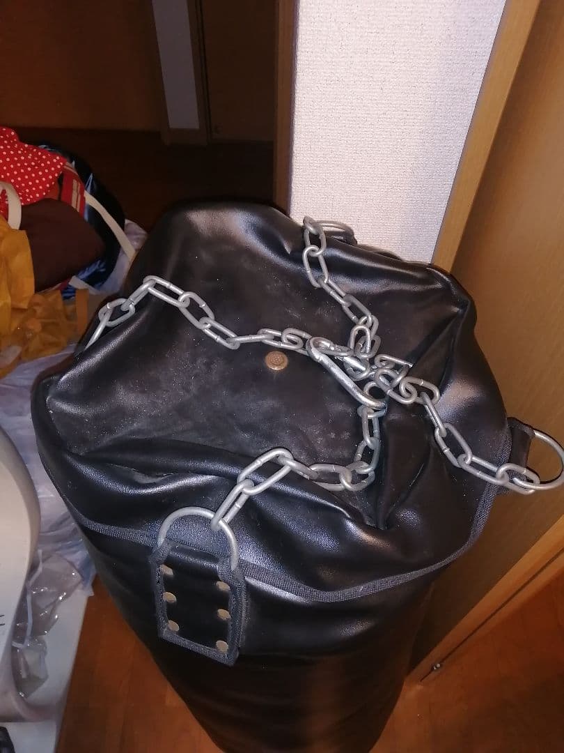 ク*ノ様 引き取り限定　サンドバッグ　黒　レーザー　中古