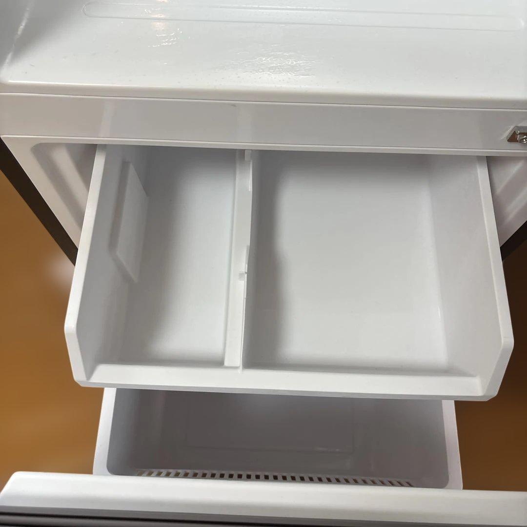 ダークグレー 冷蔵庫 上下二段式