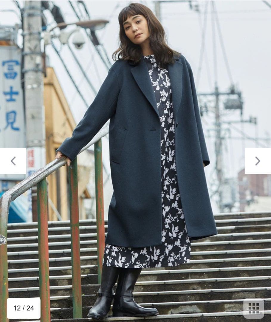 ⭐️未使用　23区 ウールカシミアビーバーチェスターコート 36