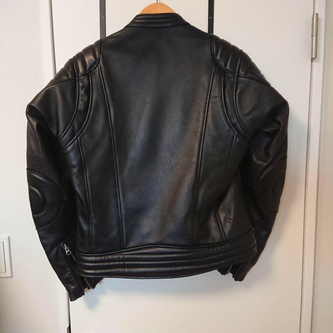 KADOYA 黒 レザー シングルライダースジャケット Lサイズ 未使用品