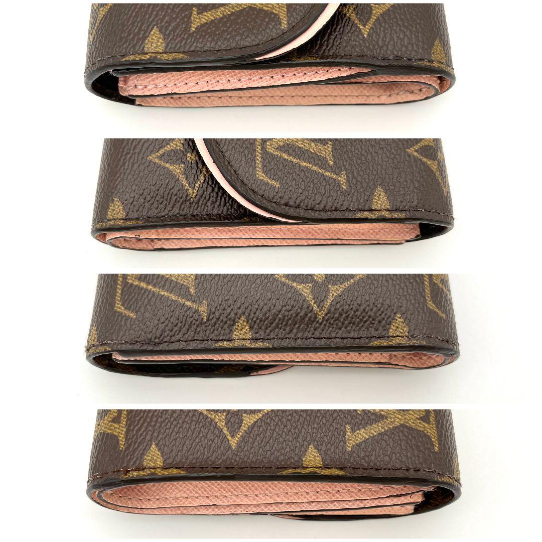 ルイヴィトン モノグラム ポルトフォイユ アリアンヌ 三つ折り財布 ローズ