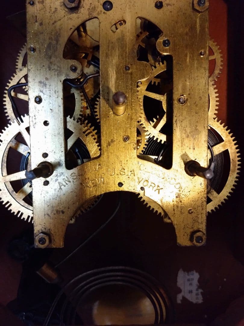 柱時計　アンソニア　ジャンク　精工舎　昭和レトロ　アンティーク　ユンハンス