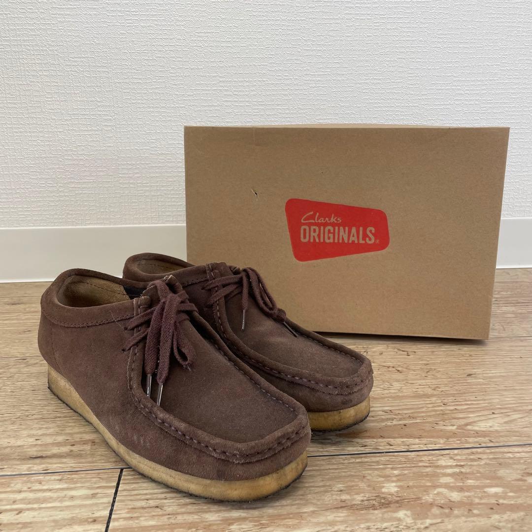 Clarks Originals ワラビー　スウェード ブラウン　24.5cm