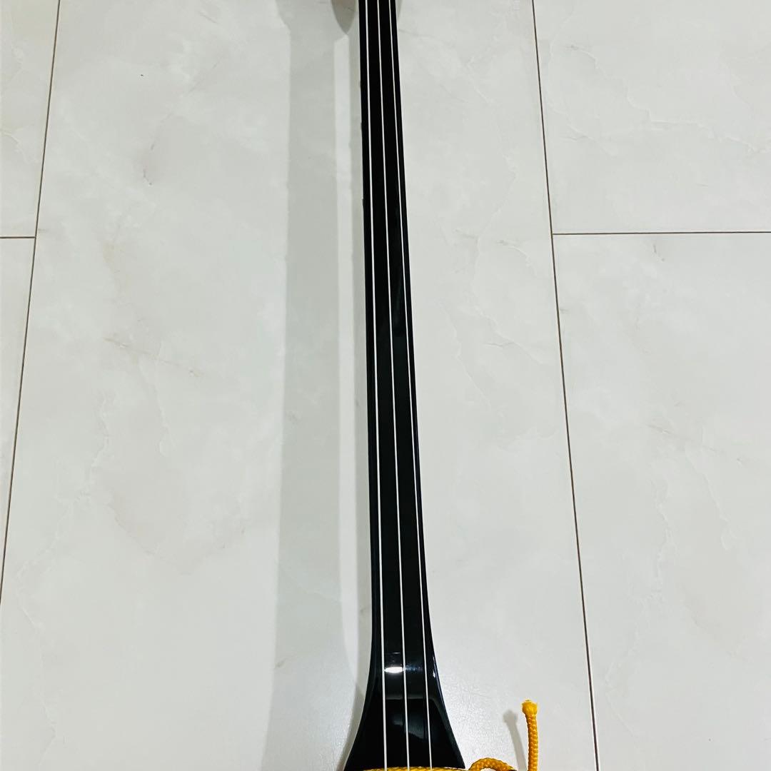 沖縄 三線 特上 人工皮革 蛇柄 ソフトケース 三味線 付属品付き