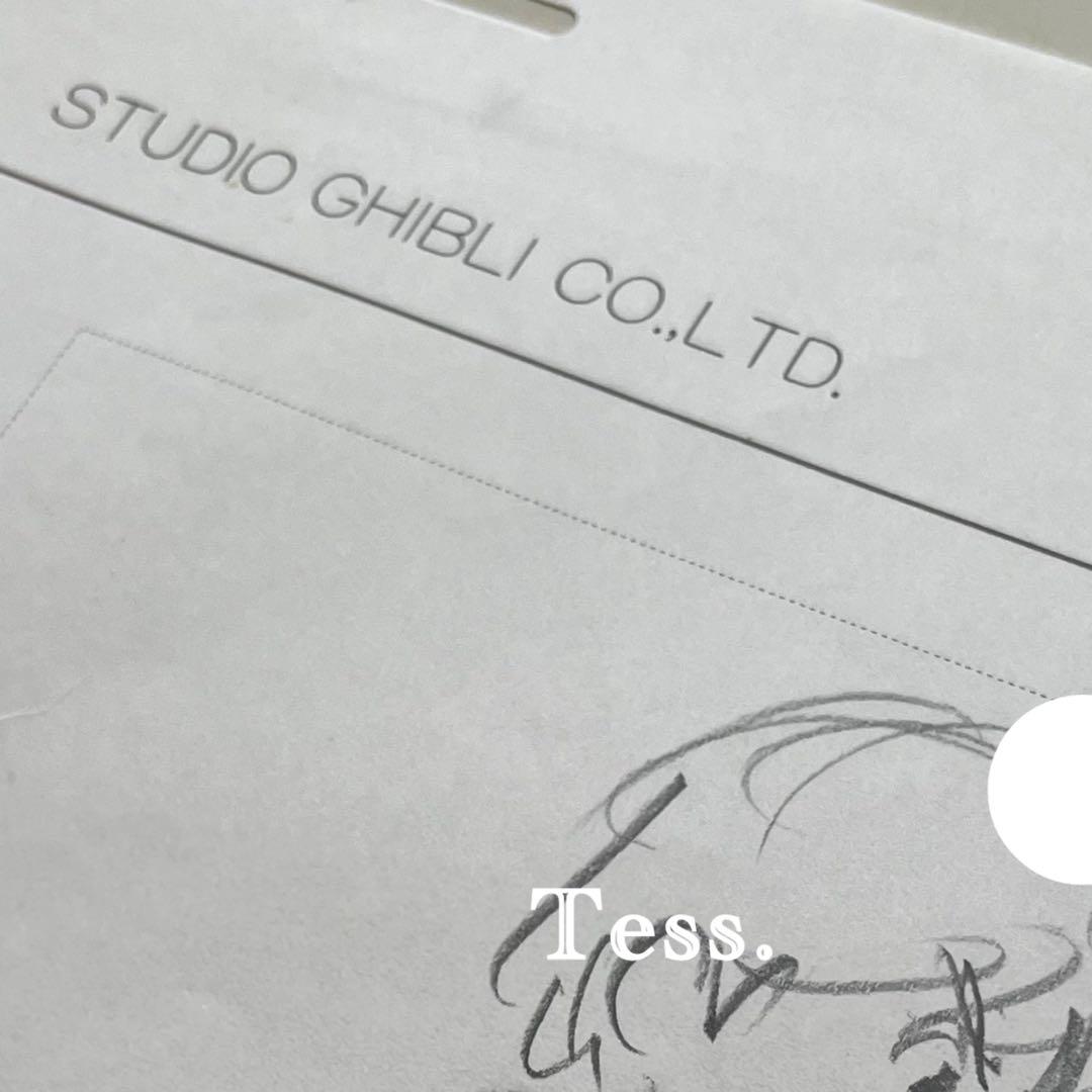【真作 / 直筆原画】 3枚 耳をすませば ジブリ 月島雫 ラフ画 Ghibli