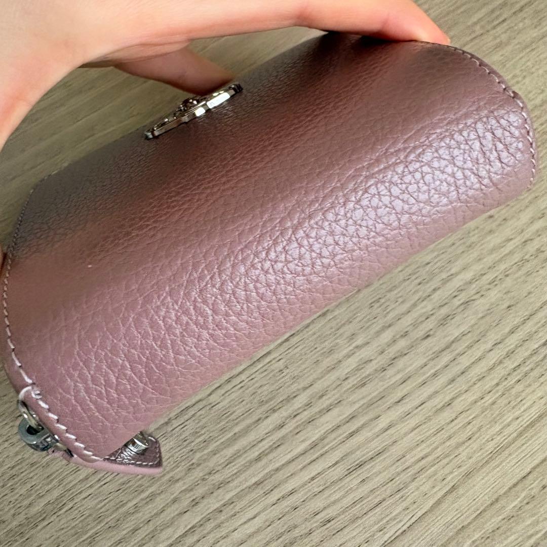 美品　ヴィヴィアンウエストウッド　二つ折り財布　くすみピンク　レディース