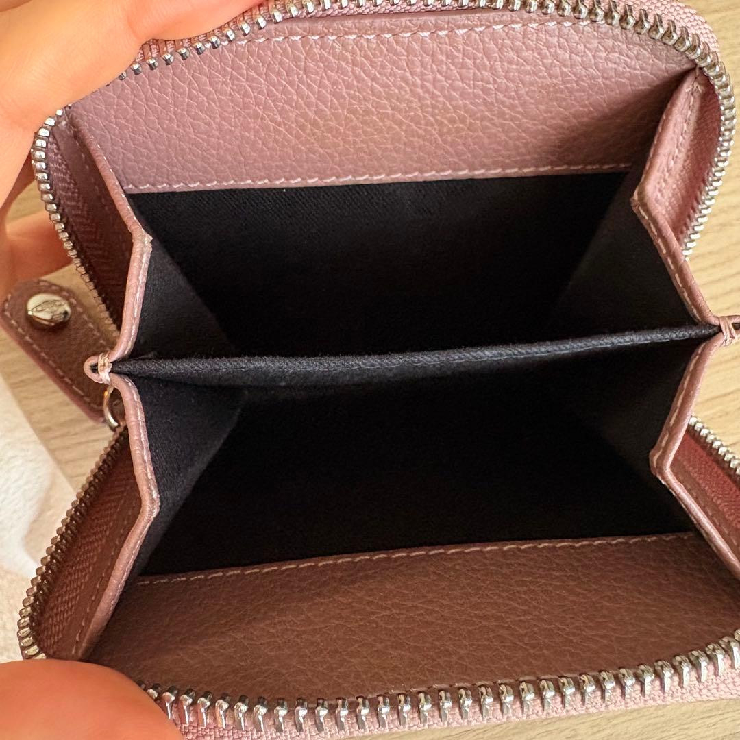 美品　ヴィヴィアンウエストウッド　二つ折り財布　くすみピンク　レディース