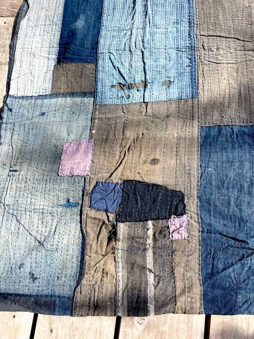 襤褸 本物 古布 ③ 大判 寄せ布