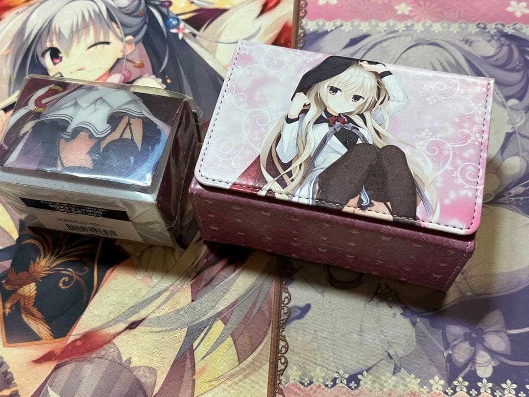 ゆずソフト 合皮製デッキケースW 喫茶ステラと死神の蝶 「明月栞那」