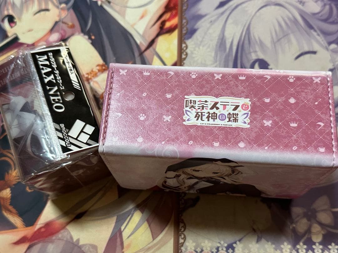 ゆずソフト 合皮製デッキケースW 喫茶ステラと死神の蝶 「明月栞那」