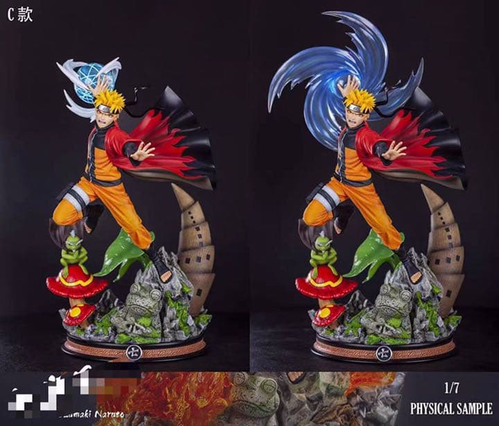 NARUTOナルトうずまきナルト1/7C版ガレージキット ガレキ スタチュー①③